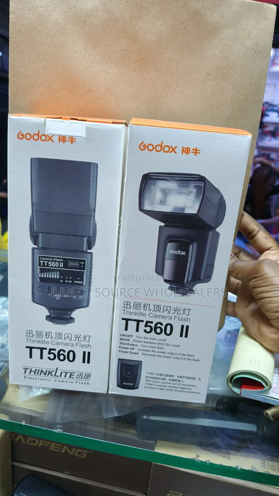Godox Tt560 Hot Shoe Flash Speedlite For Dslr