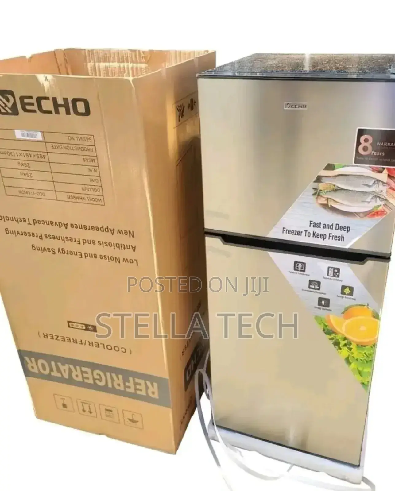 Decho Double Door Refrigerator 138 Litres