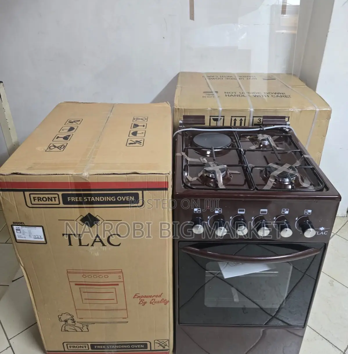 Made in Turkey 50*55 Tlac 3+1 Standing Cooker With Gas Sensor