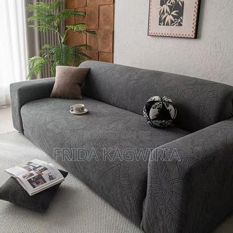 Damask Material, Stretchable 4 Seater Sofa Covers