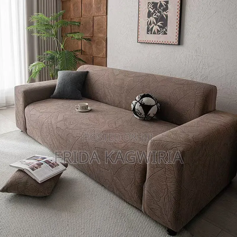 Damask Material, Stretchable 4 Seater Sofa Covers