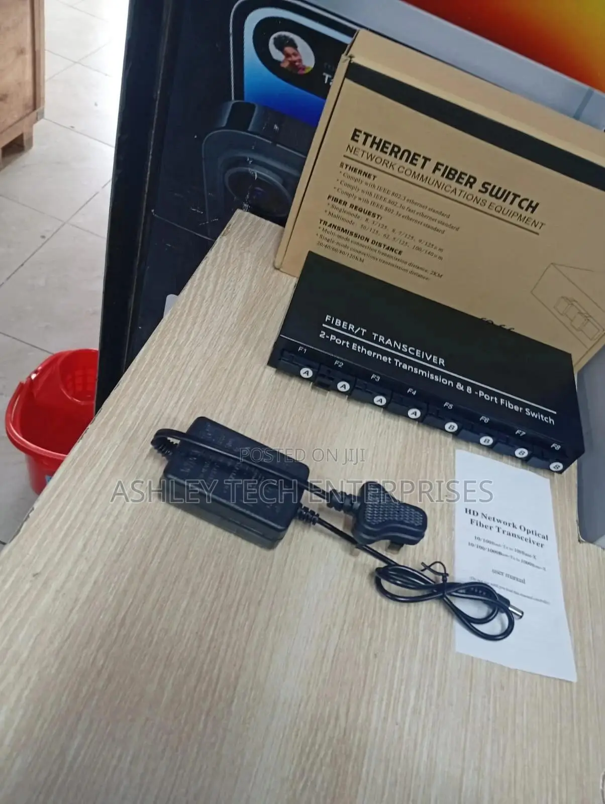 New 8-port Ethernet Fiber Smart Switch High-speed Data Switch