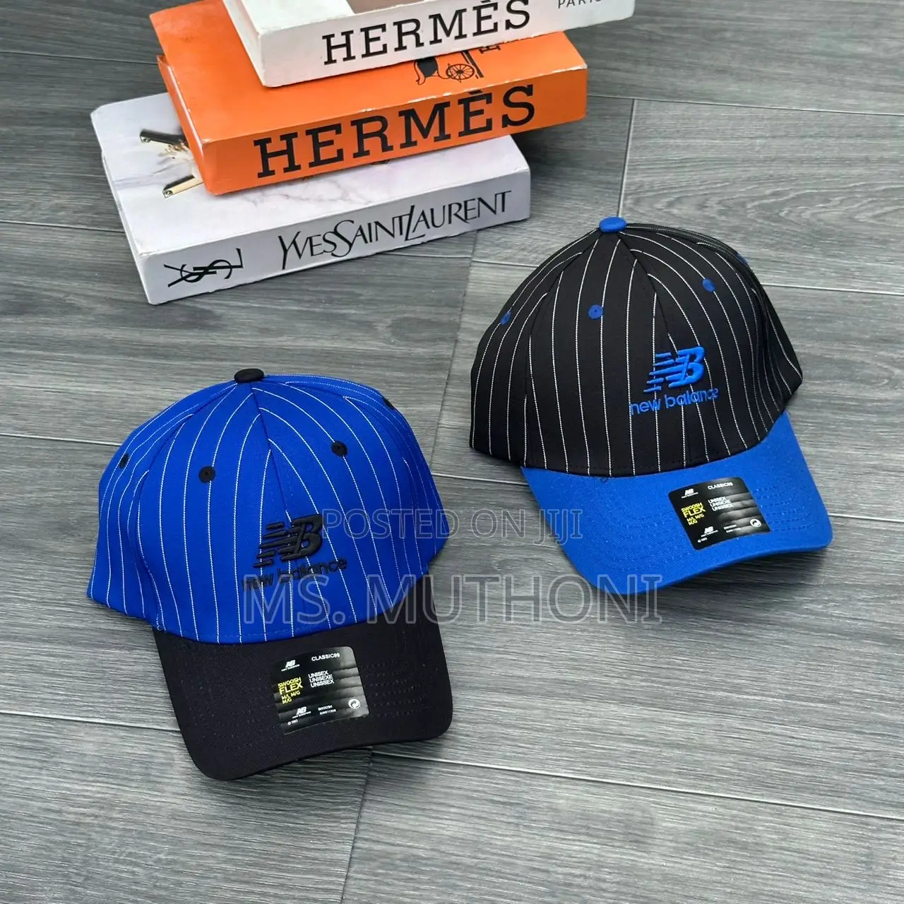 New Balance Pinstripe Caps
