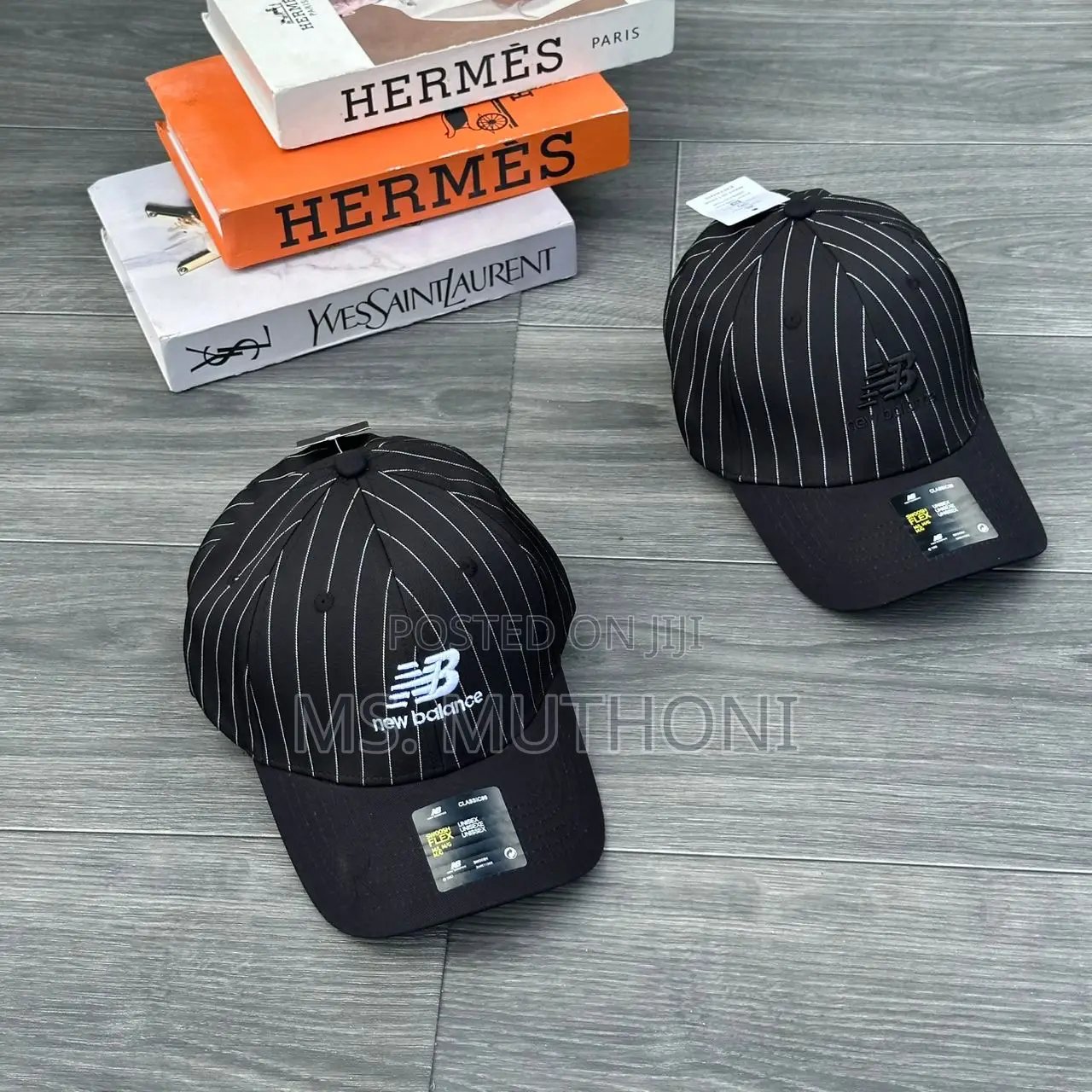 New Balance Pinstripe Caps