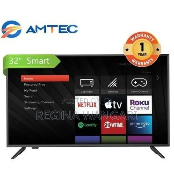 Amtec 32" Smart Android Tv With Bluetooth