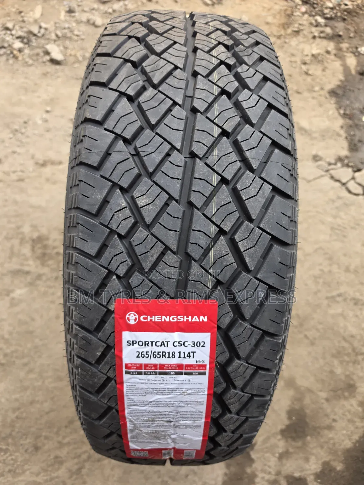 265 /65 R18 Chengshan Tires (All Terrain)