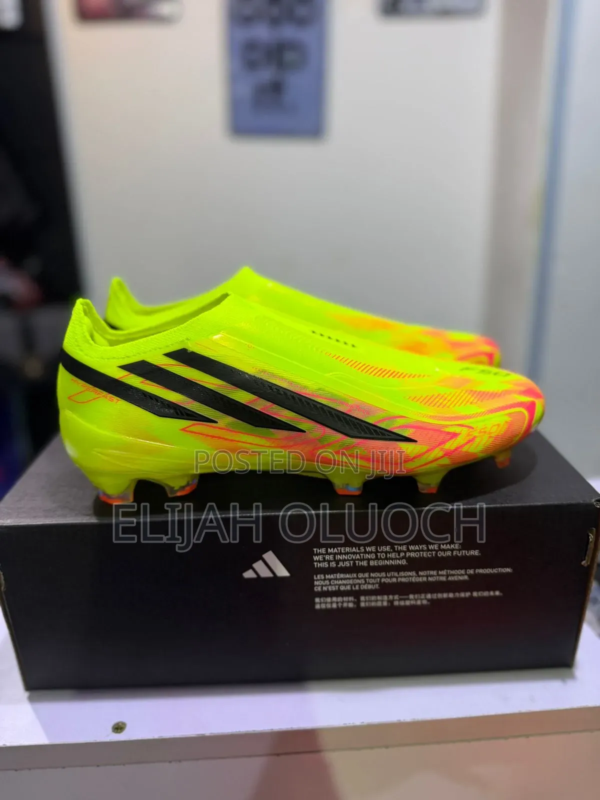 Adidas F50 Hyperfast Elite Laceless Fg Footballboots Solar Yellow