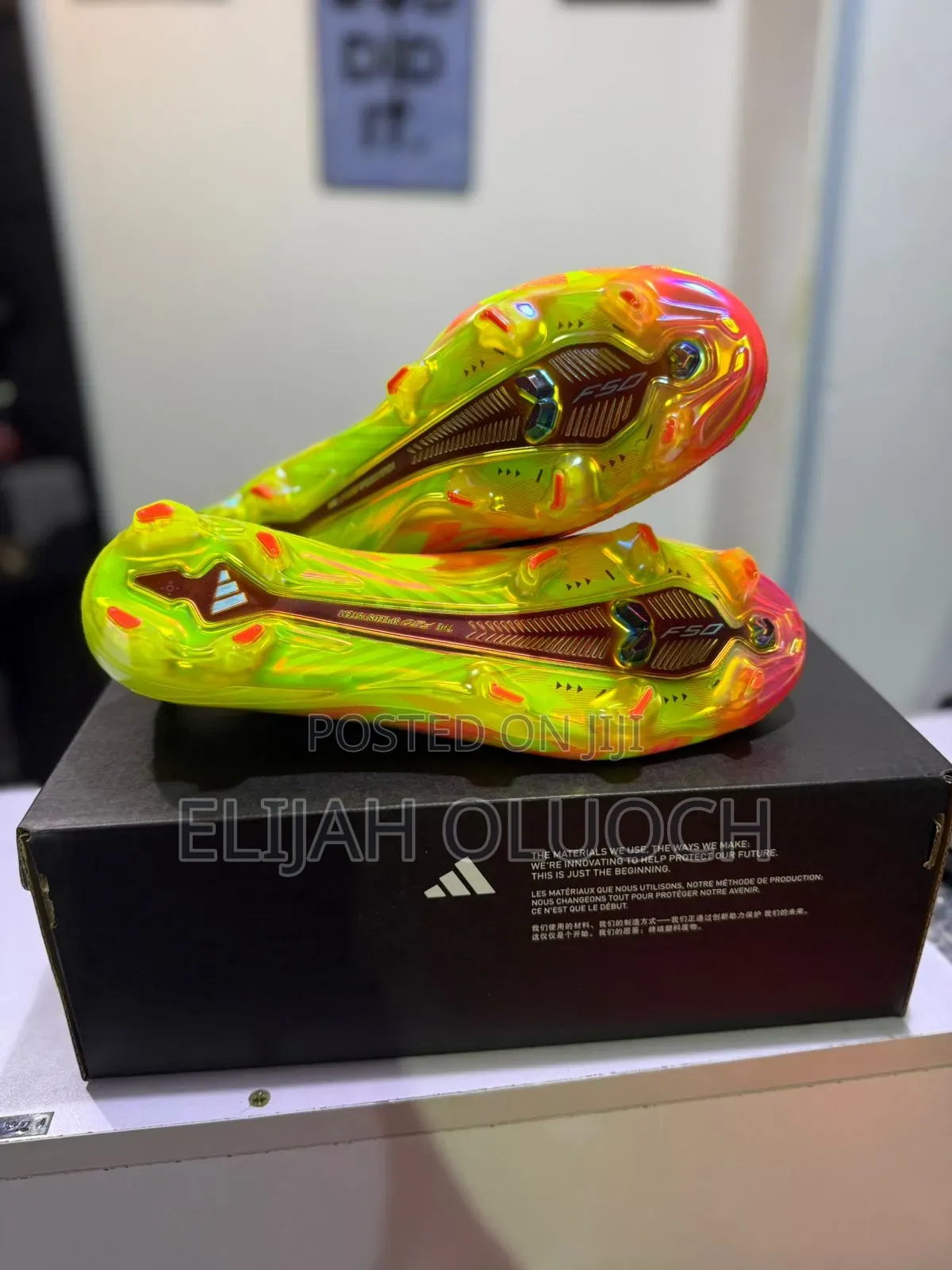 Adidas F50 Hyperfast Elite Laceless Fg Footballboots Solar Yellow