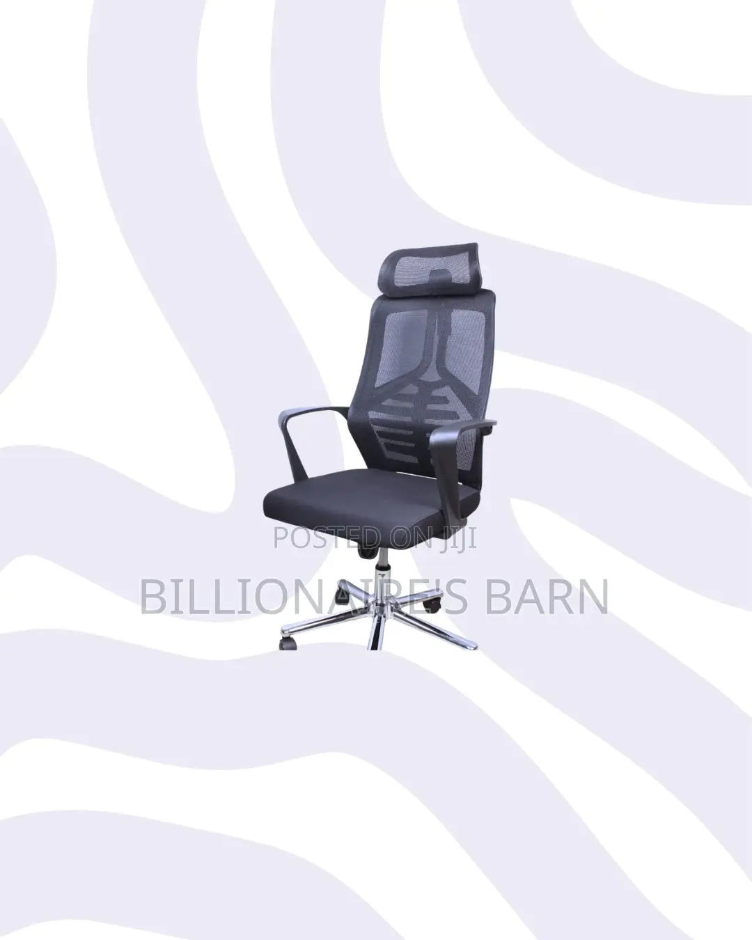 Practical High Back Mesh Office Chair Support for Compact Work Areas
