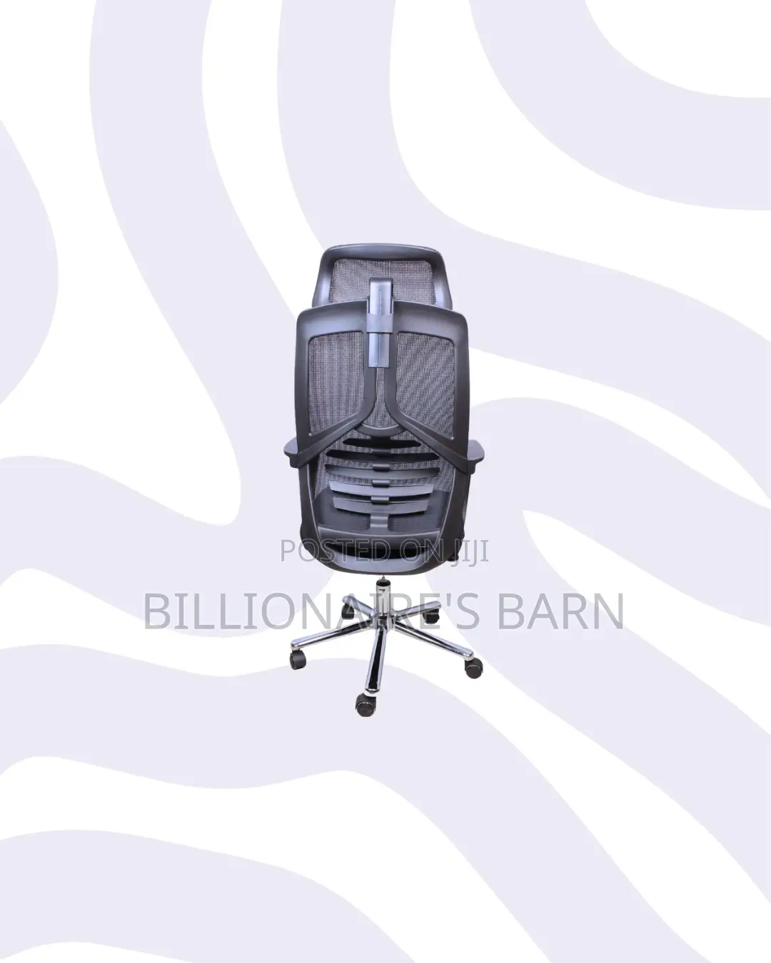 Practical High Back Mesh Office Chair Support for Compact Work Areas