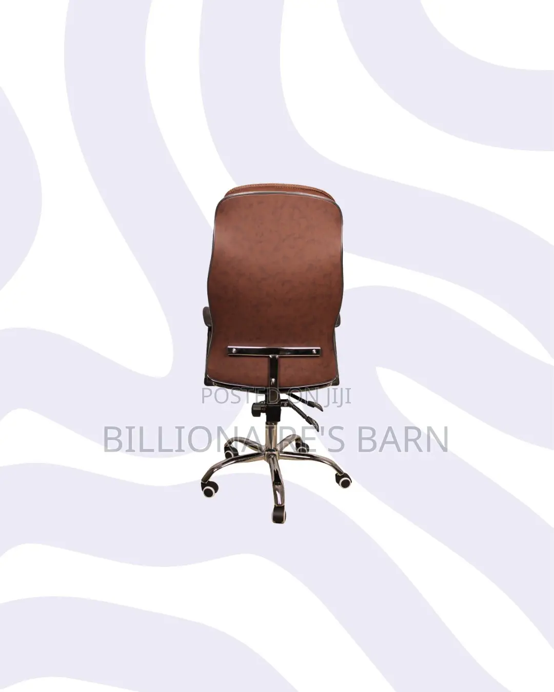 Ergonomic Executive Leather Chair High Back for Compact Work Areas