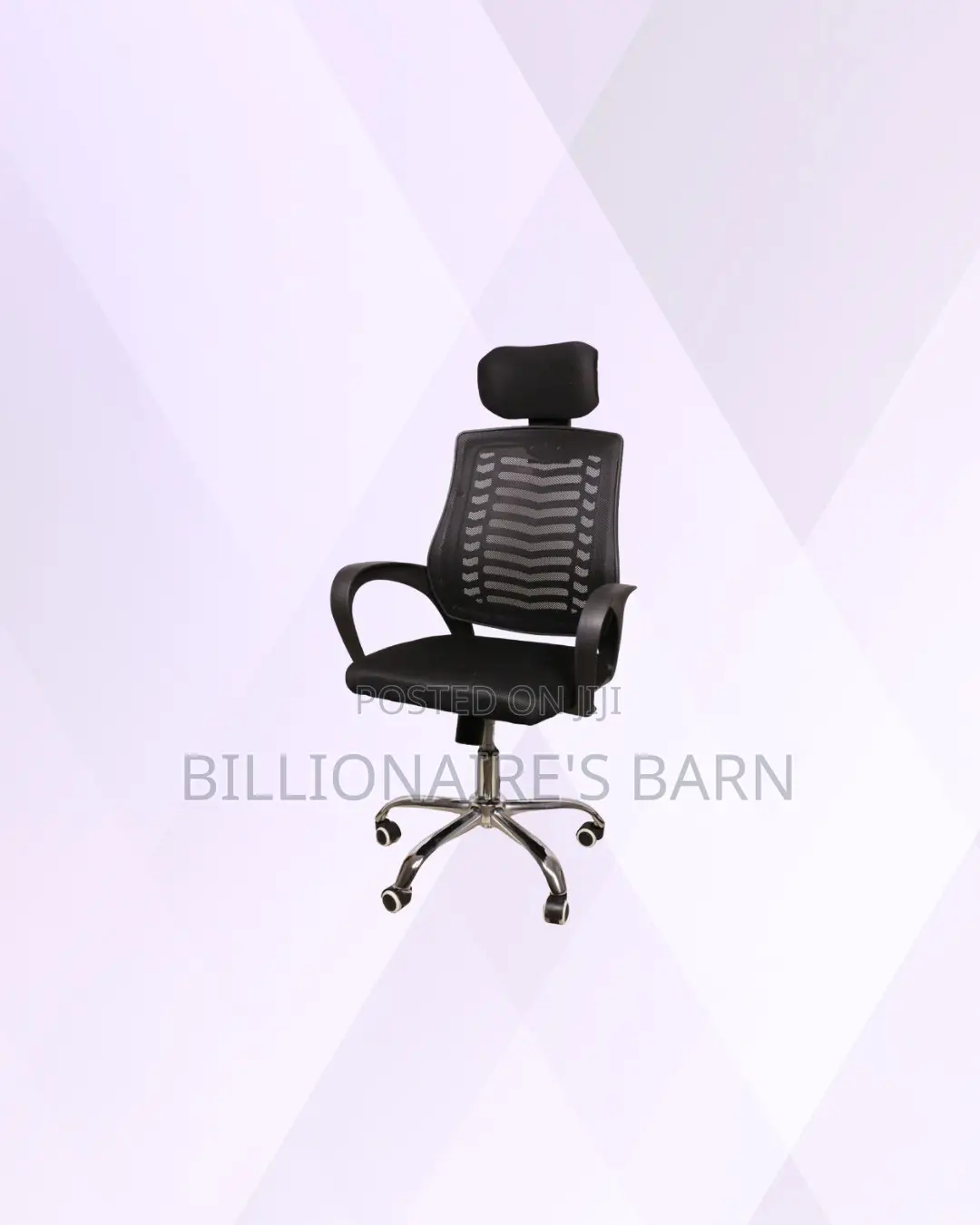 Practical Secretarial Chair With Headrest for Professional Workspaces