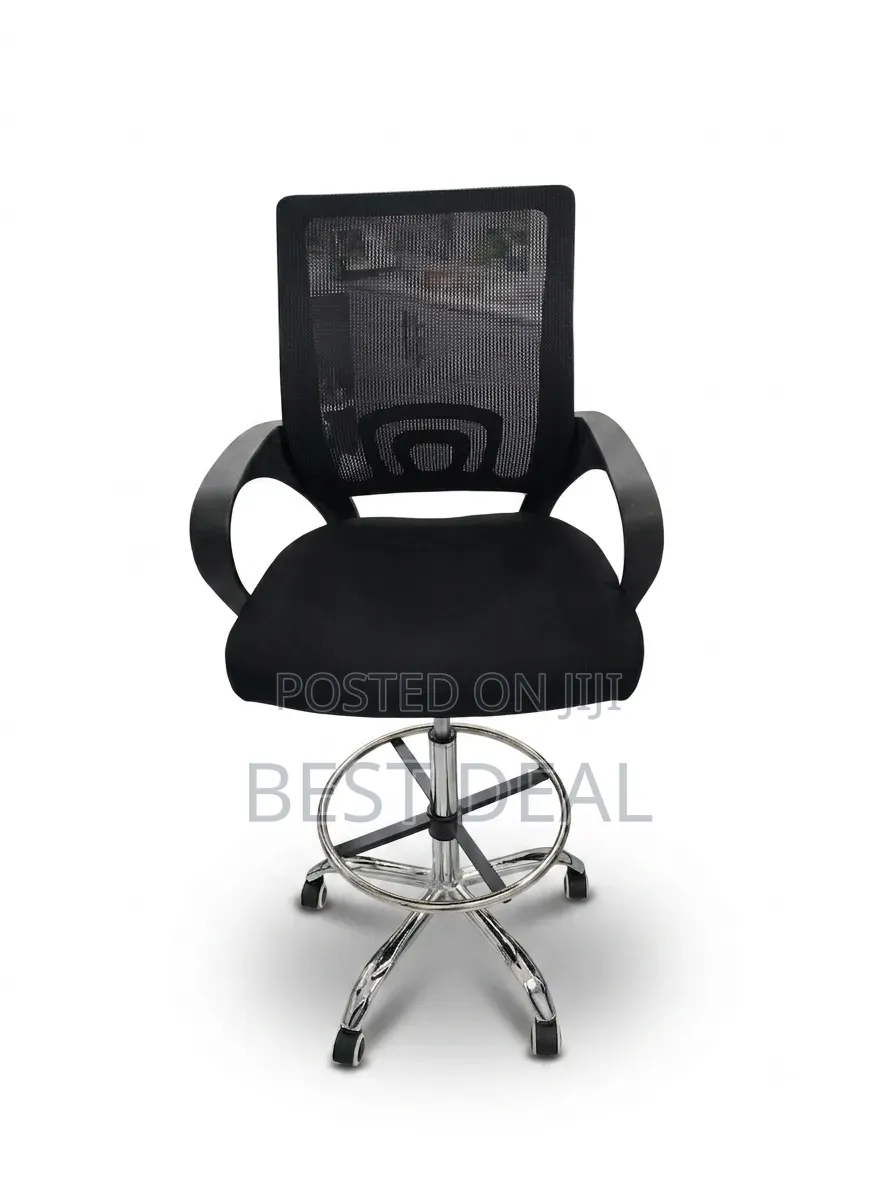 Lab Stool Swivel Office Chair With Footrest
