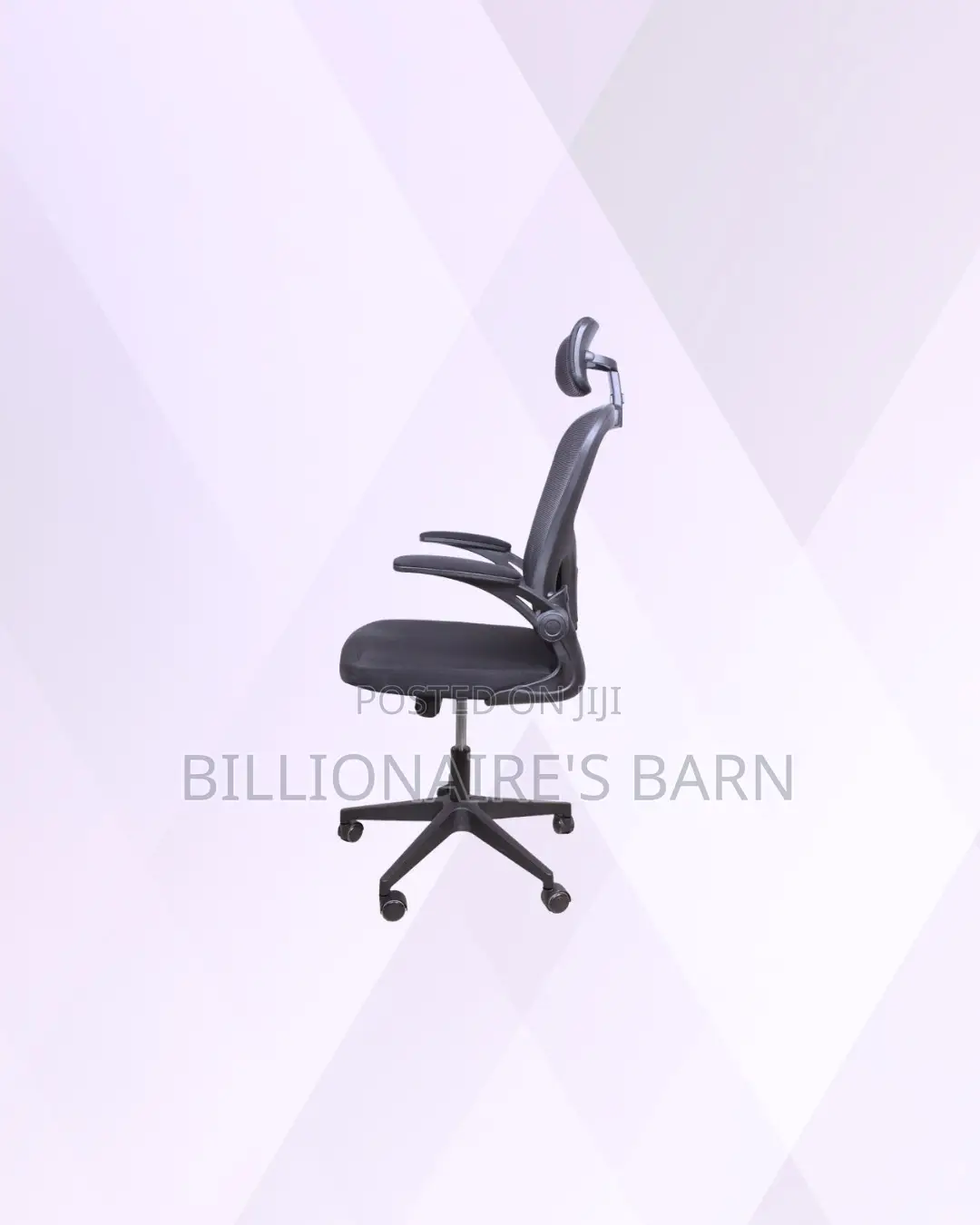 Grey Ergonomic Office Chair With Headrest for Smooth Daily Tasks