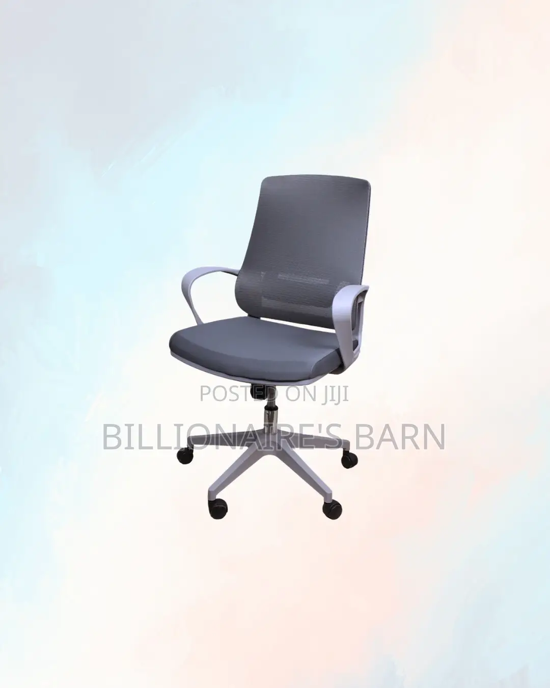 Practical Grey Mid Back Mesh Office Chair for Smooth Daily Tasks