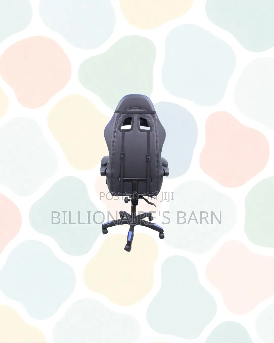 Practical Blue Racing Gaming Chair Ergonomic Support for Smooth Tasks