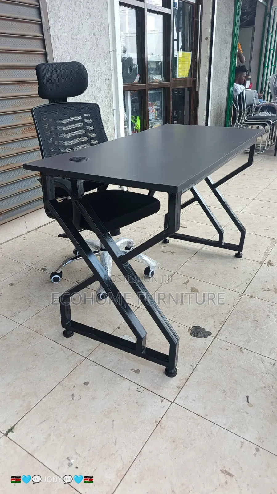 Home Study Desk and Ergonomic Office Chair