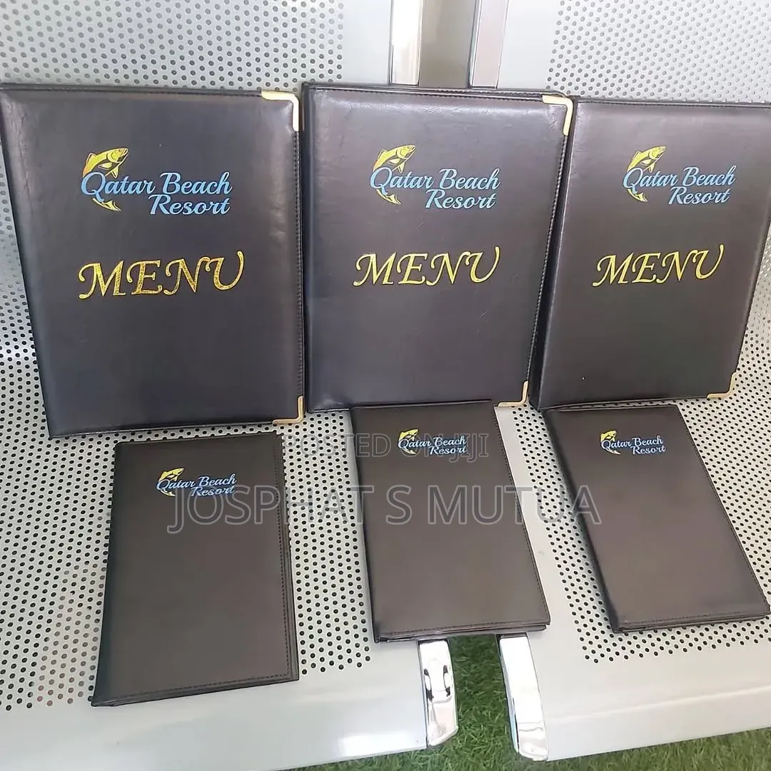 Branded Menu Folders