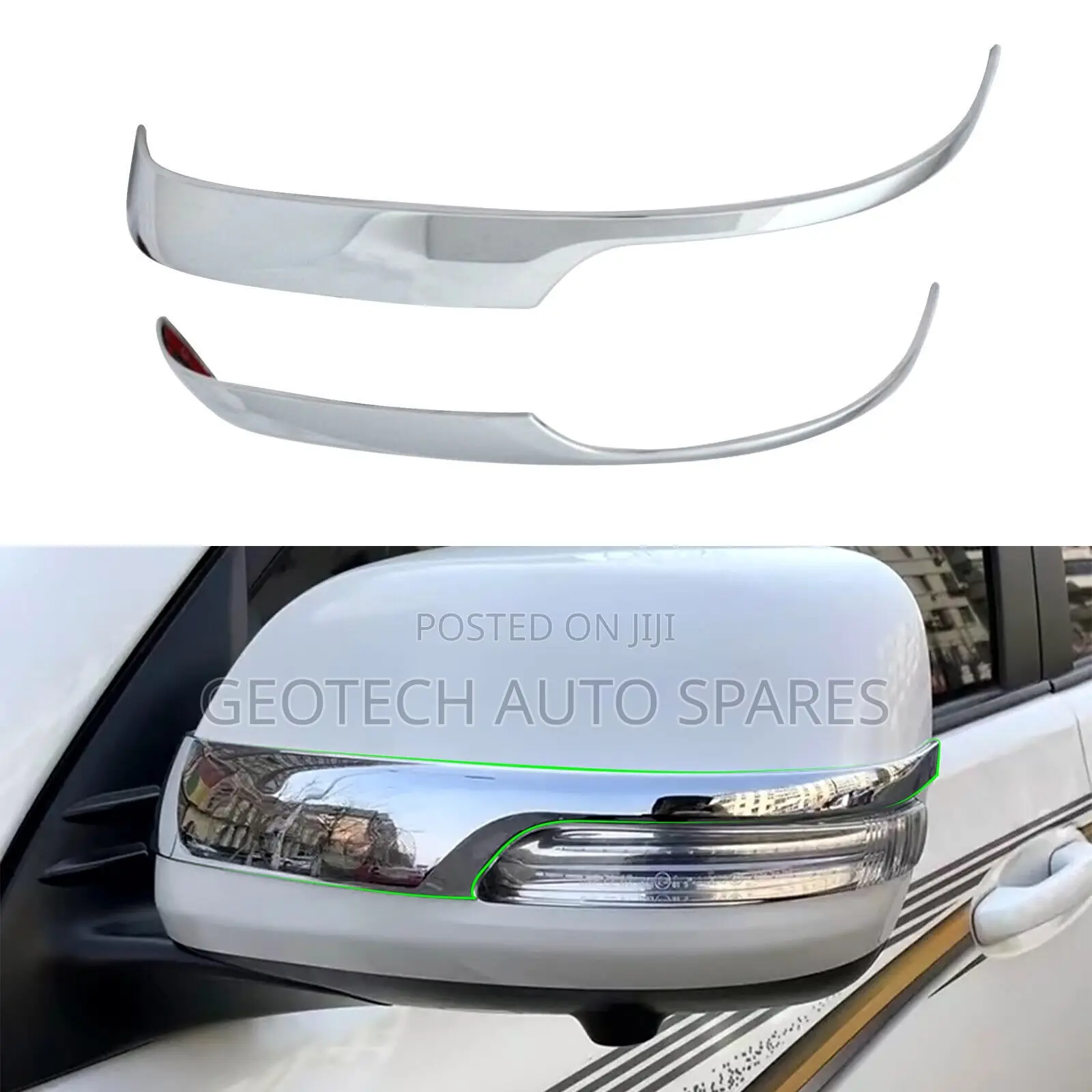Prado Fj150 Chrome Sidemirror Covers