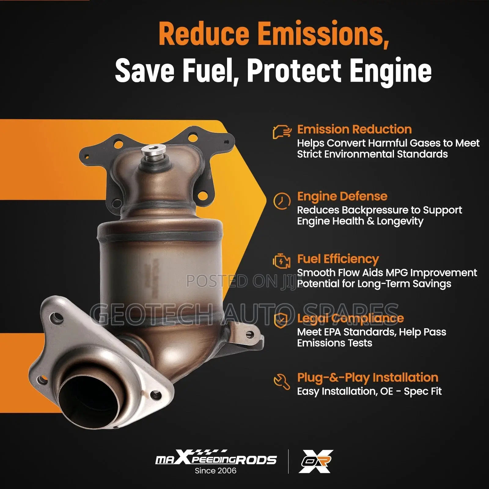 Honda Fit Catalytic Converters (Mufflers)