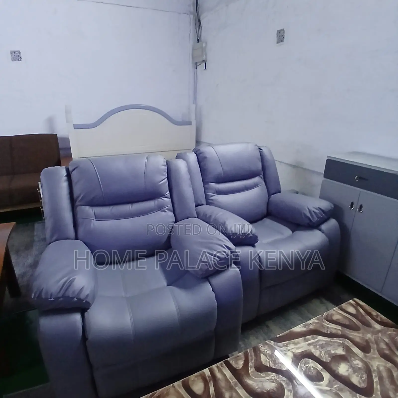Home Sofa: Recliner Loveseat With Wedge Storage