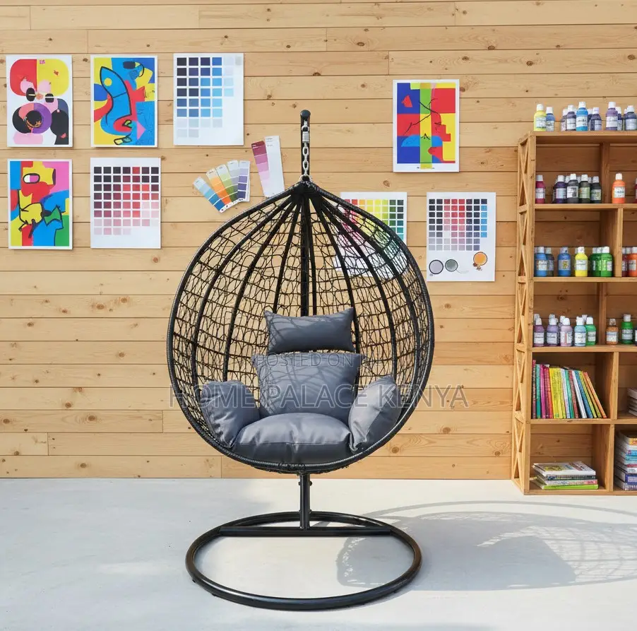 Hammock Swing: Hanging Nest Chair With Galvanized Iron Stand