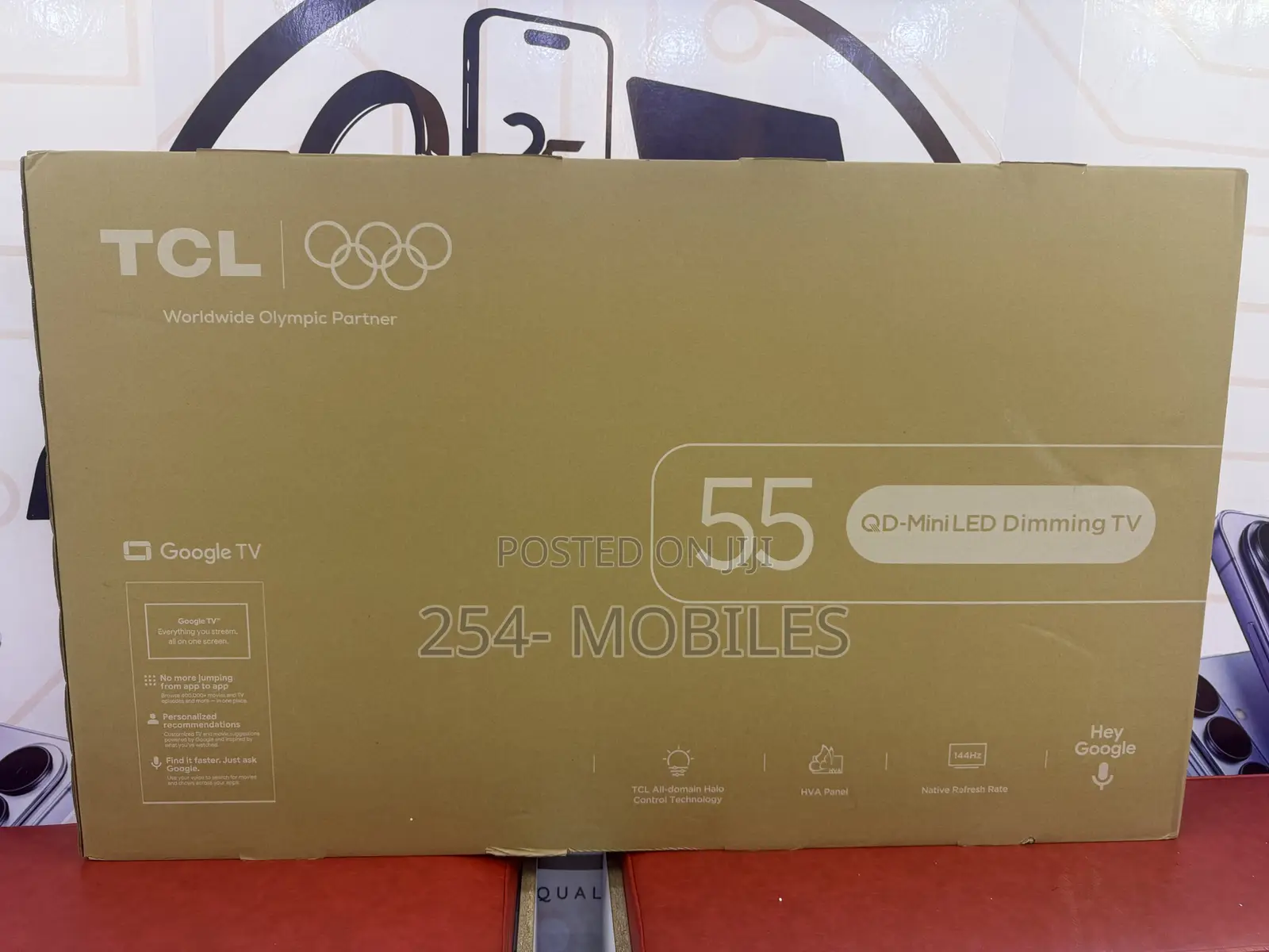 TCL 55′′ 55p8l Qd-Mini Led Dimming Qled Tv