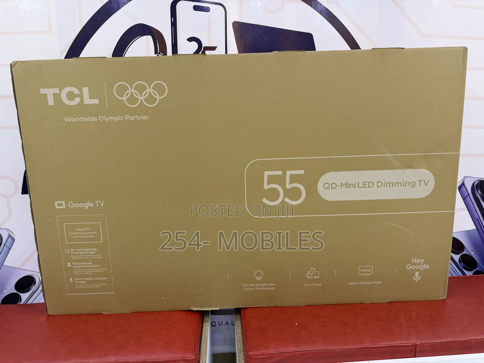TCL 55′′ 55p8l Qd-Mini Led Dimming Qled Tv