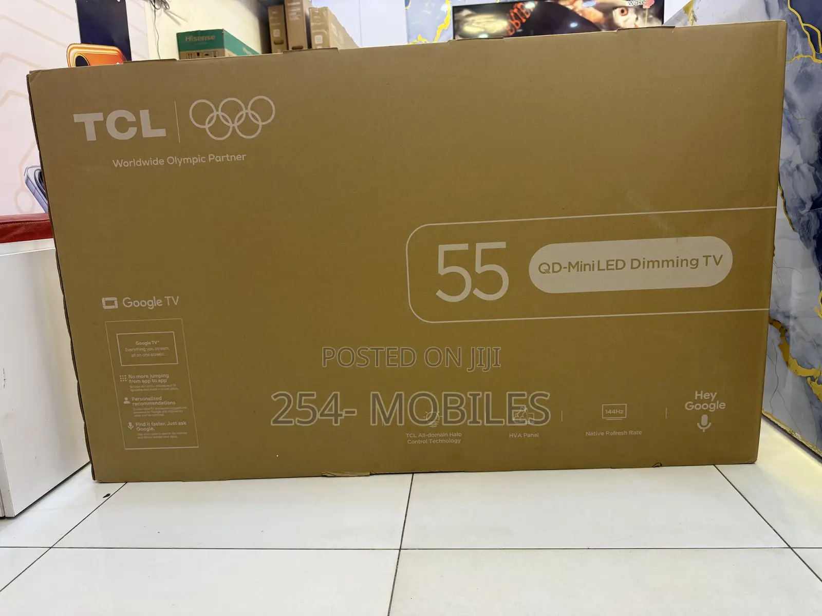 TCL 55′′ 55p8l Qd-Mini Led Dimming Qled Tv
