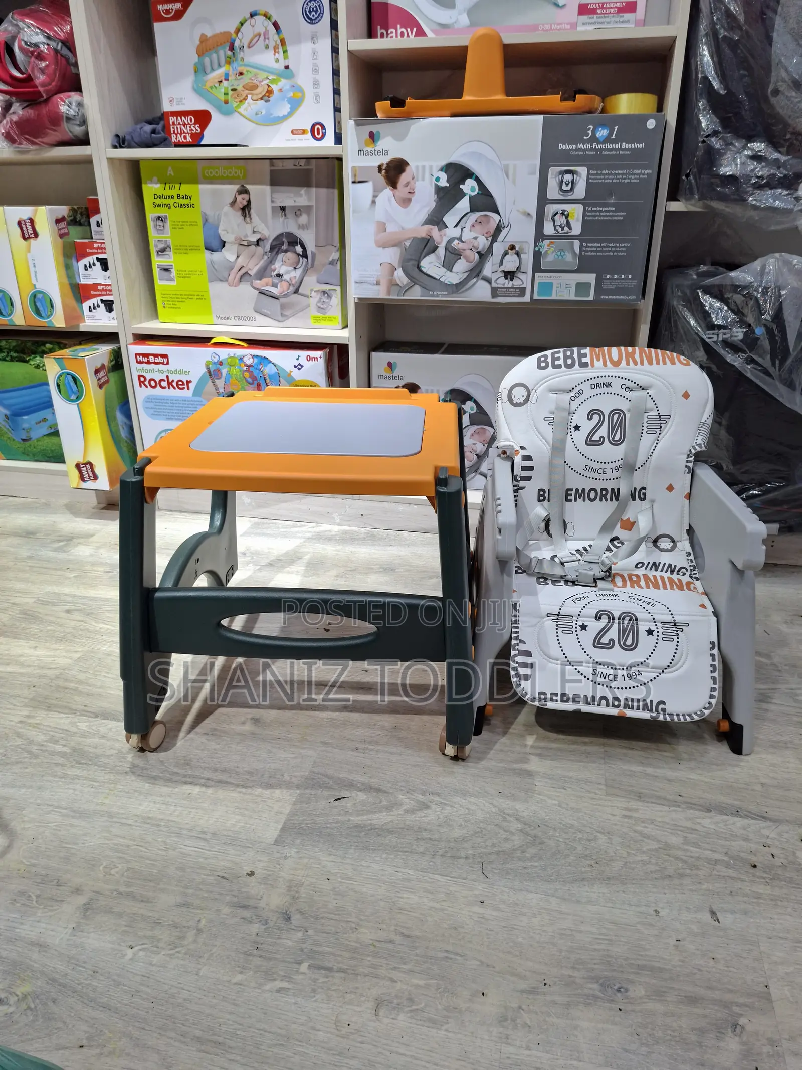Baby High Chair With Feeding Table Comfortable Kids Seat