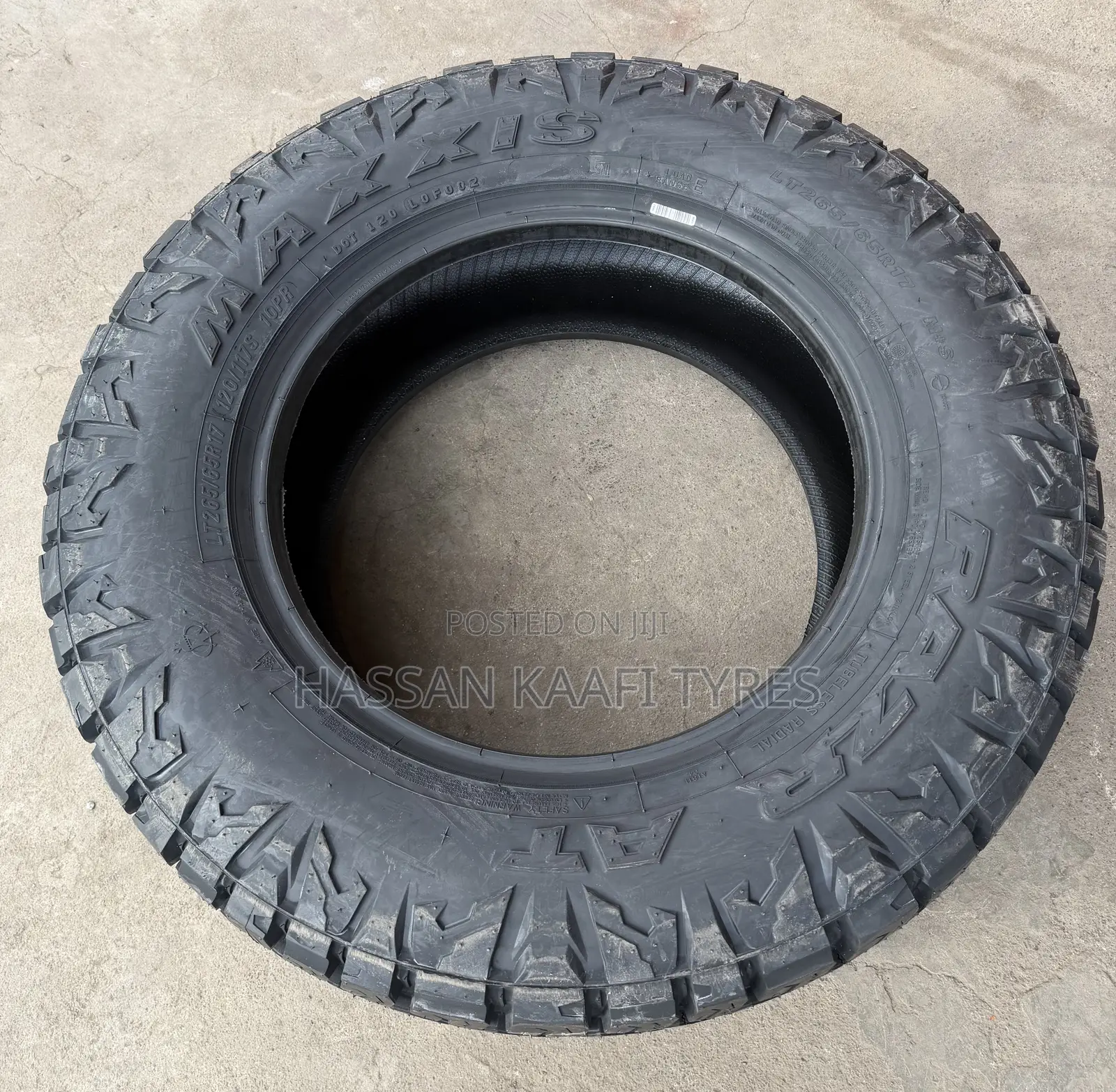265/65r17 Maxxis Tyre (Razr10pr )