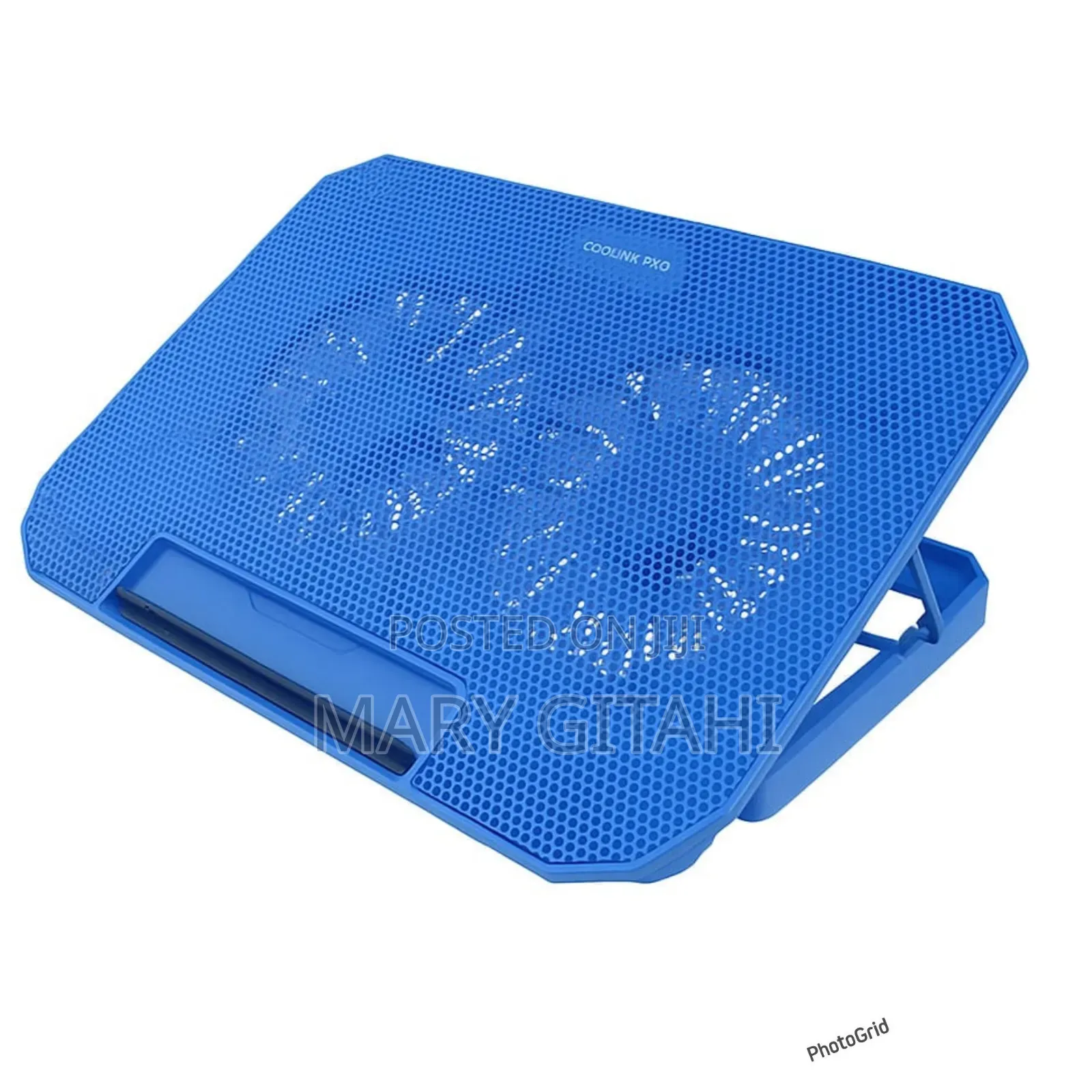 Adjustable Laptop Stand With Cooling Pad