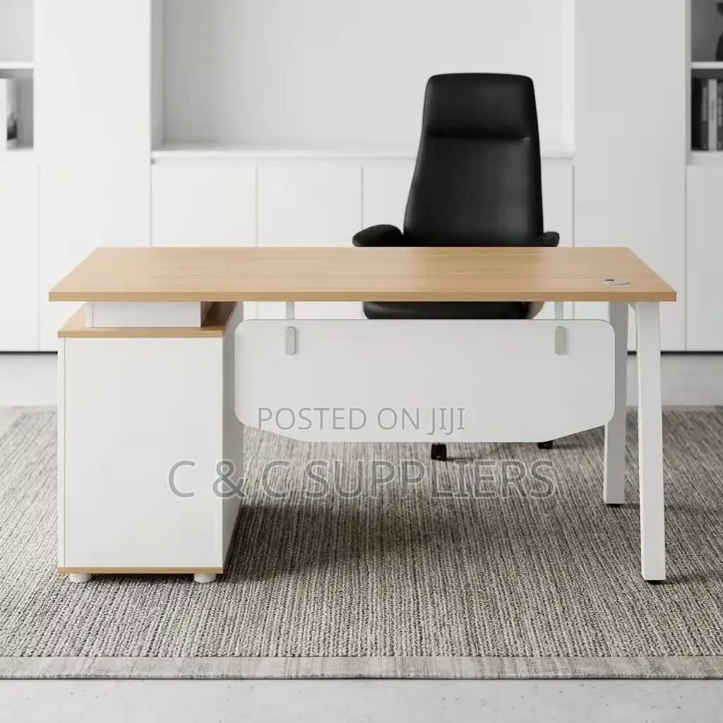 Modern Imported Desk With Drawers-120cm