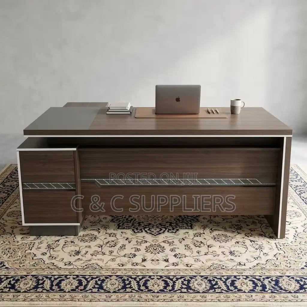 Ceo L-Shaped Wooden Table-1800mm