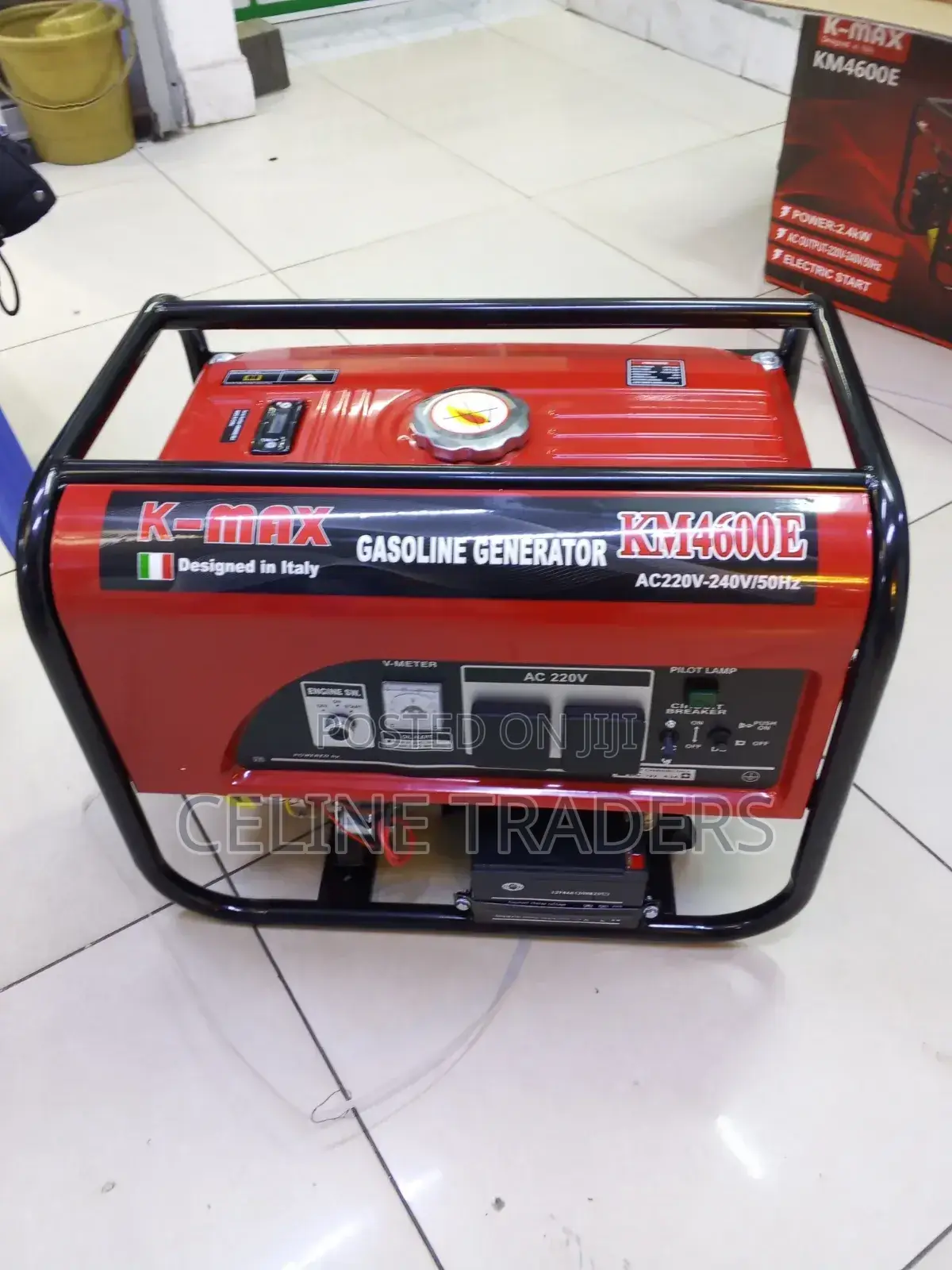 K-Max Km4600e Petrol Generator 2.4kw Electric Start 220v/50hz