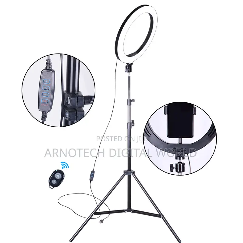 Led Ring Lights With Tripod, Remote Control