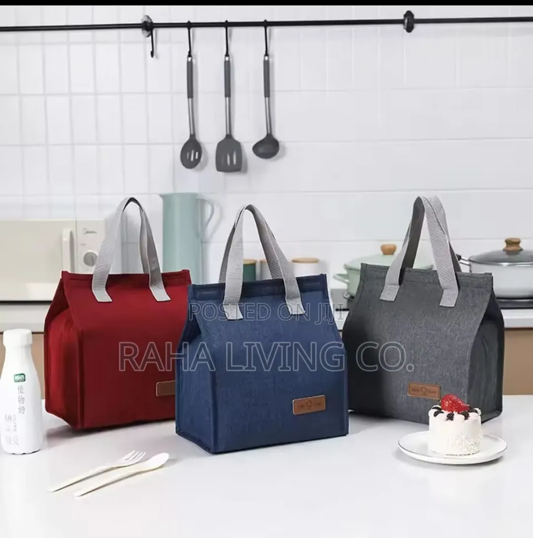 Insulated Tote Lunch Bag | Oxford | 25.5x22.5x13cm