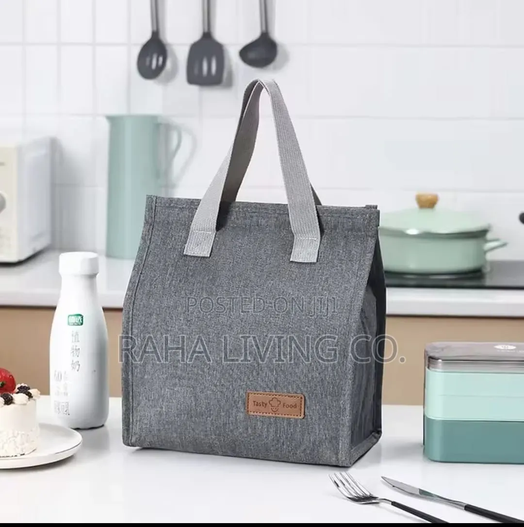 Insulated Tote Lunch Bag | Oxford | 25.5x22.5x13cm