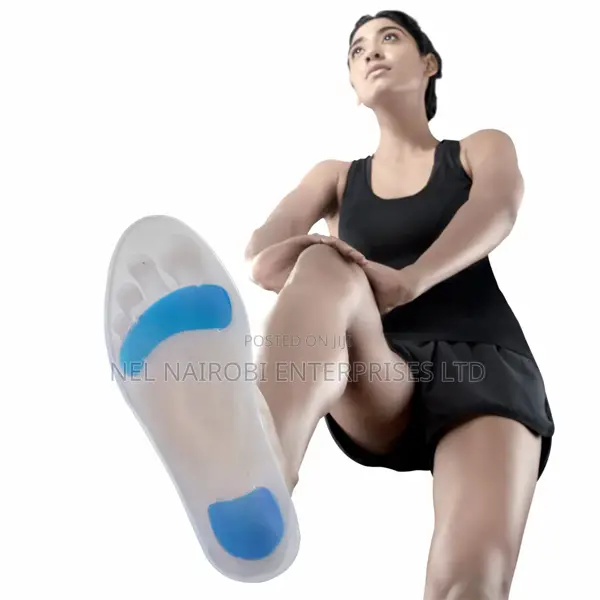 Silicone Insoles With Dual Gel for Sports (Pair)