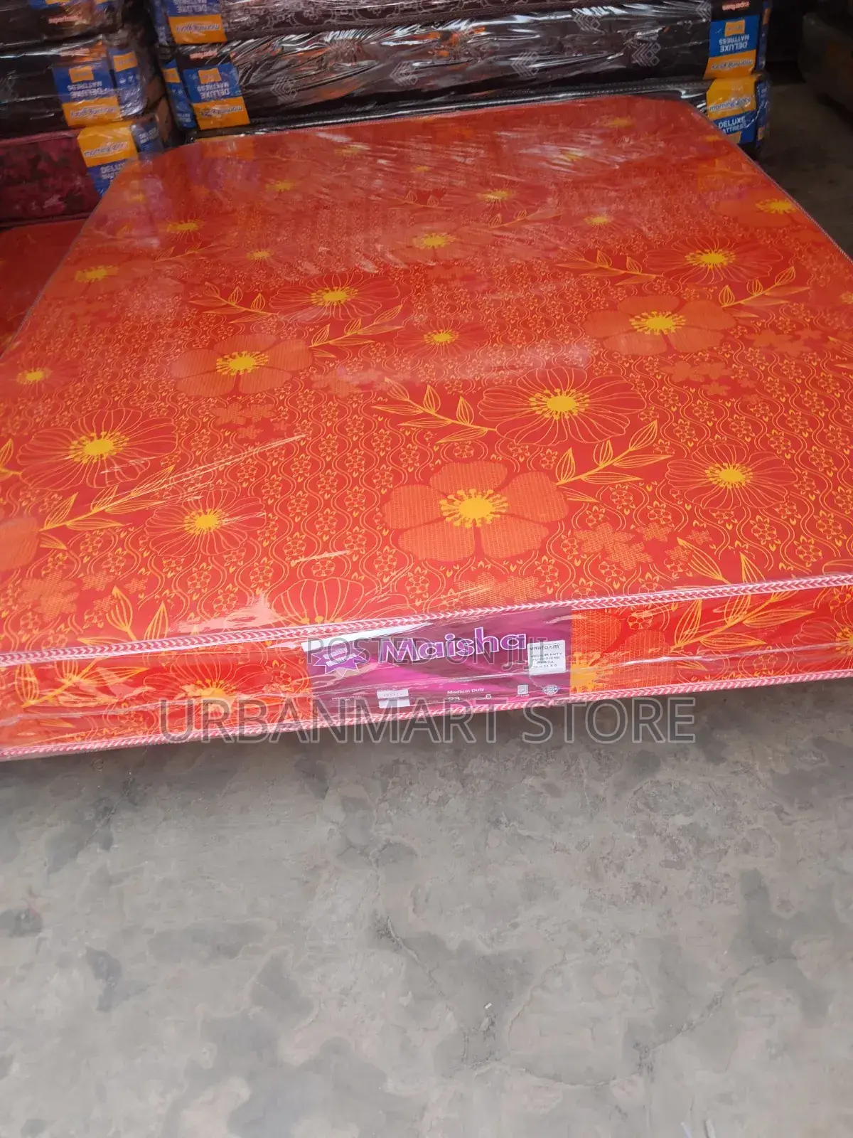 Vitafoam Maisha Mattress 4 1⁄2 X 6, 6 Inch Plain Density