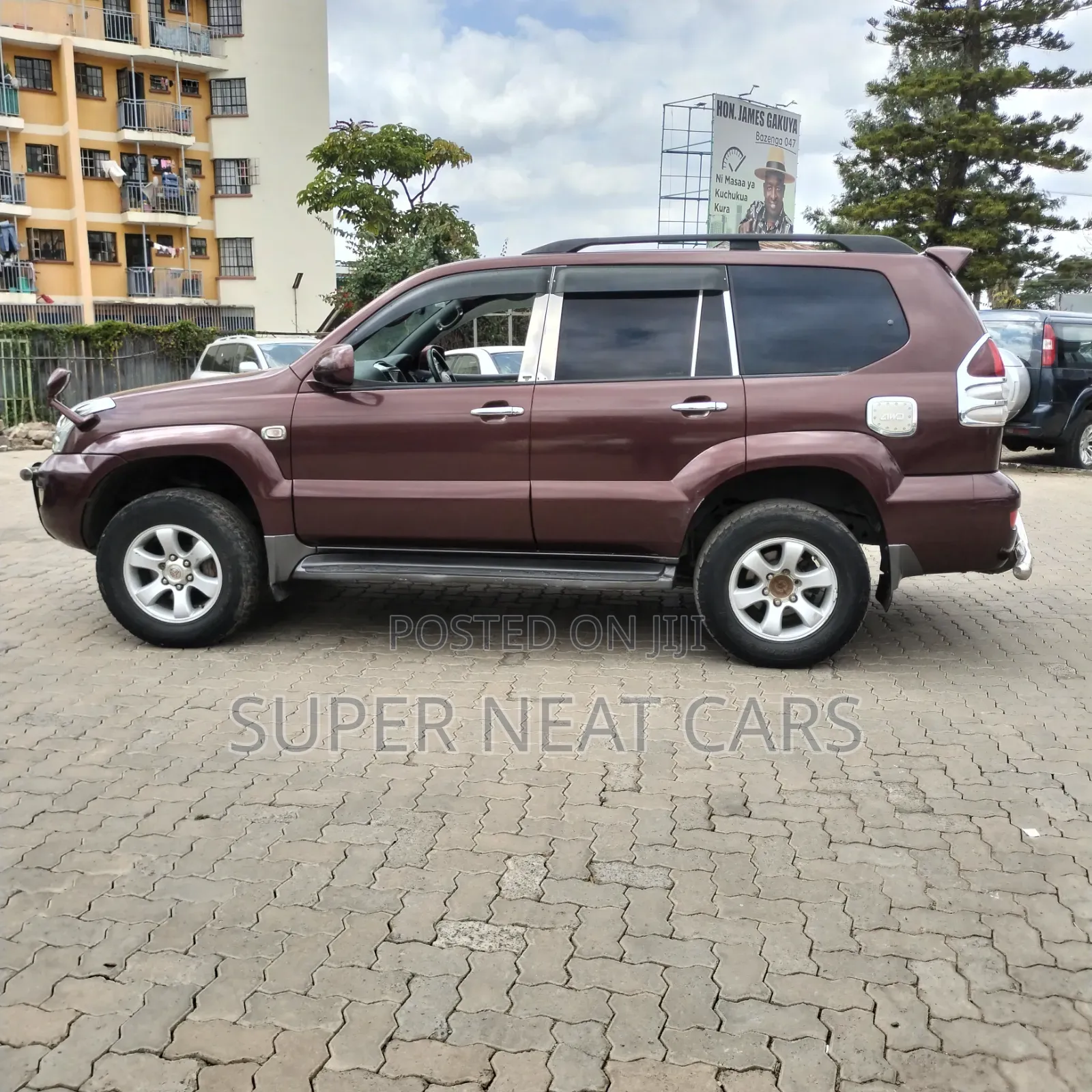 Toyota Land Cruiser Prado 2006 Burgundy