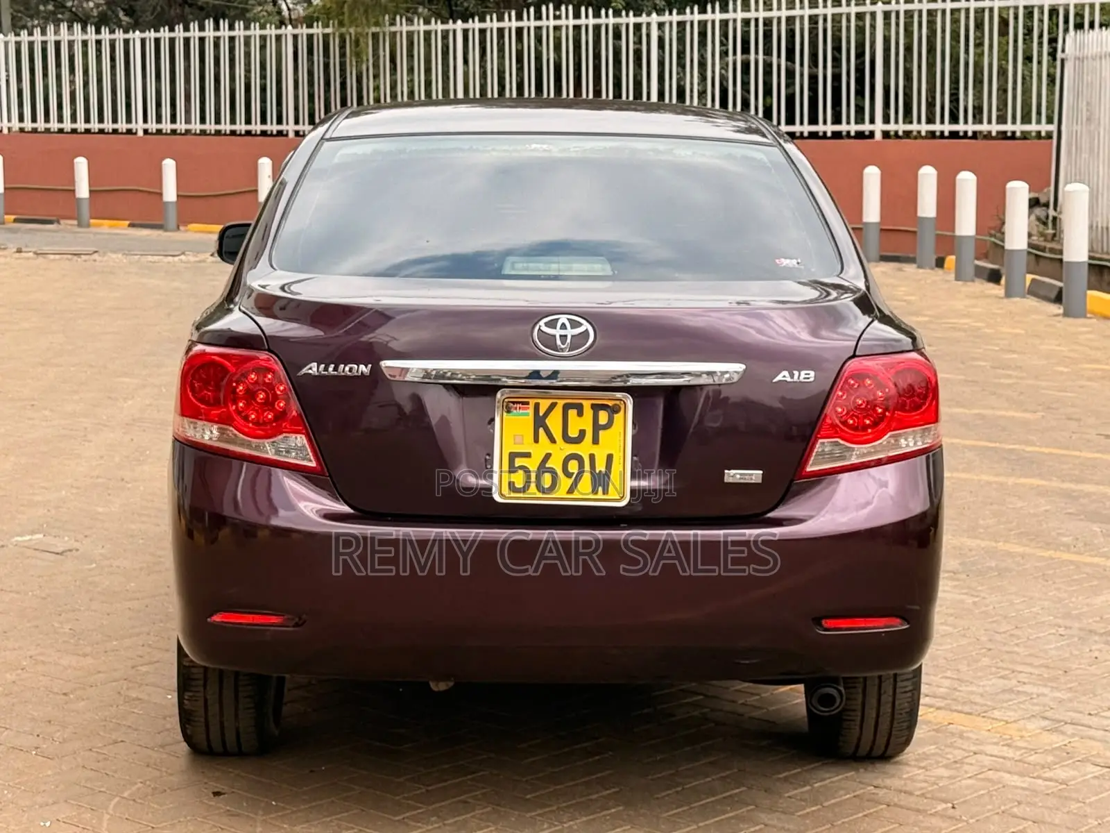 Toyota Allion 2010 Burgundy