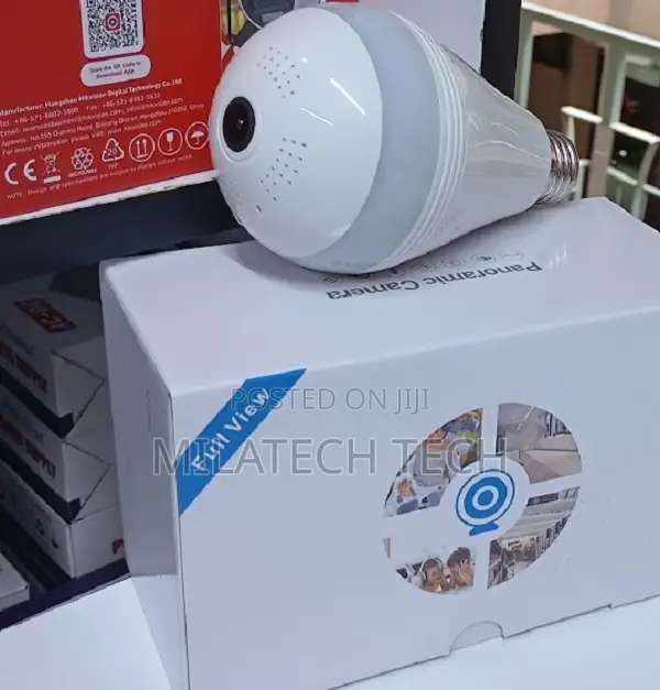 Wifi Bulb Camera Auto Tracking CCTV Camera
