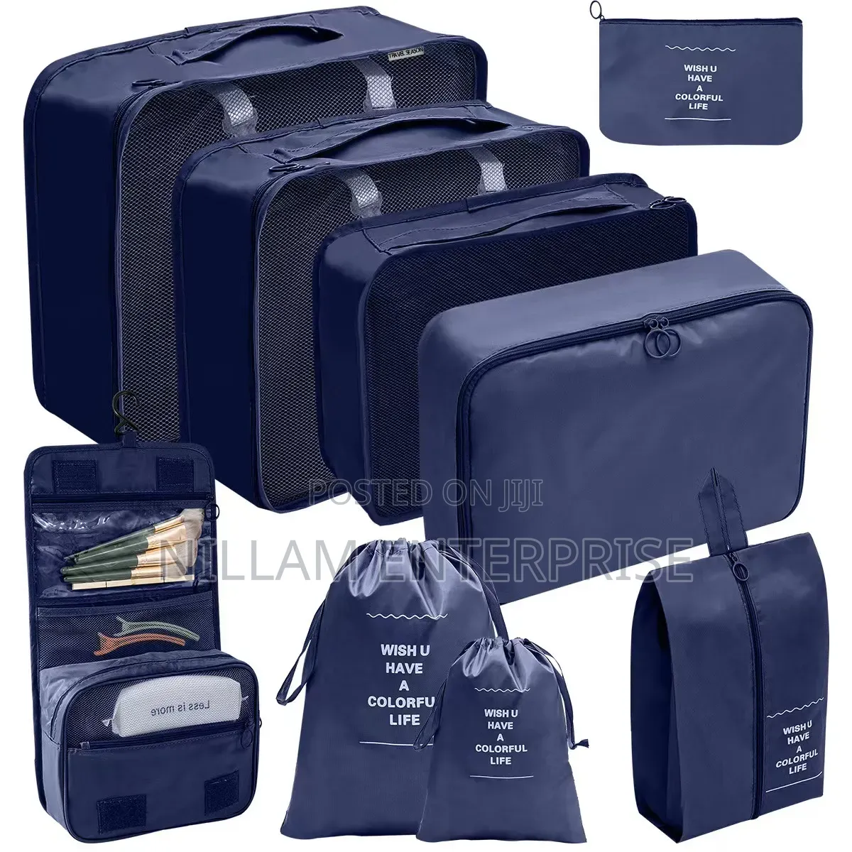 9pcs Luggage Travel Organizers for Suitcase.