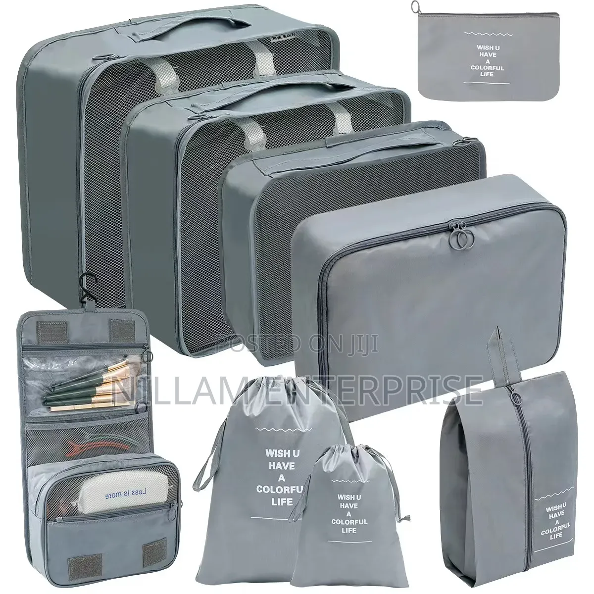 9pcs Luggage Travel Organizers for Suitcase.