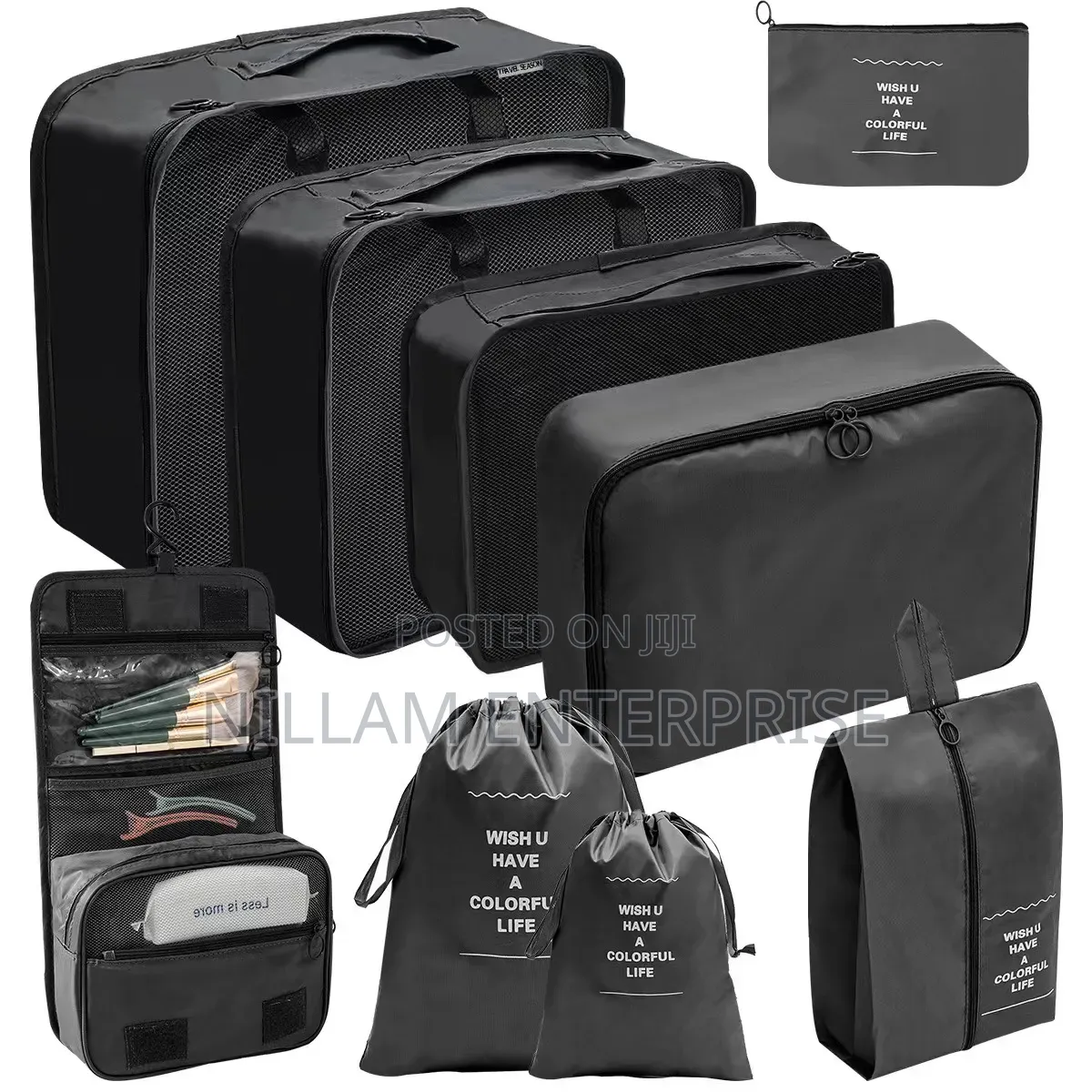 9pcs Luggage Travel Organizers for Suitcase.
