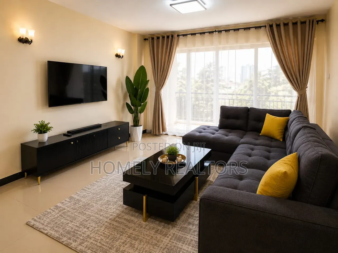 Furnished 3bdrm Apartment in Nairobi, Kilimani, Hurlingham for rent