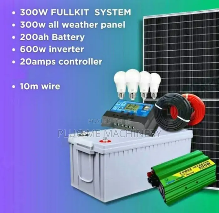 Heavy Duty 300w Full Kits Solar Panel/Effecient Solar Max Kit