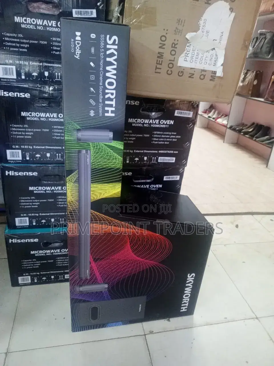 Skyworth Soundbar 510 Watts Deep Bass With Wireless Subwoofer