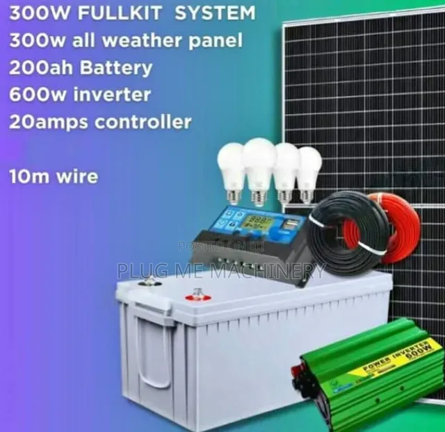 Heavy Duty 300w Full Kits Solar Panel/Effecient Solar Max Kit